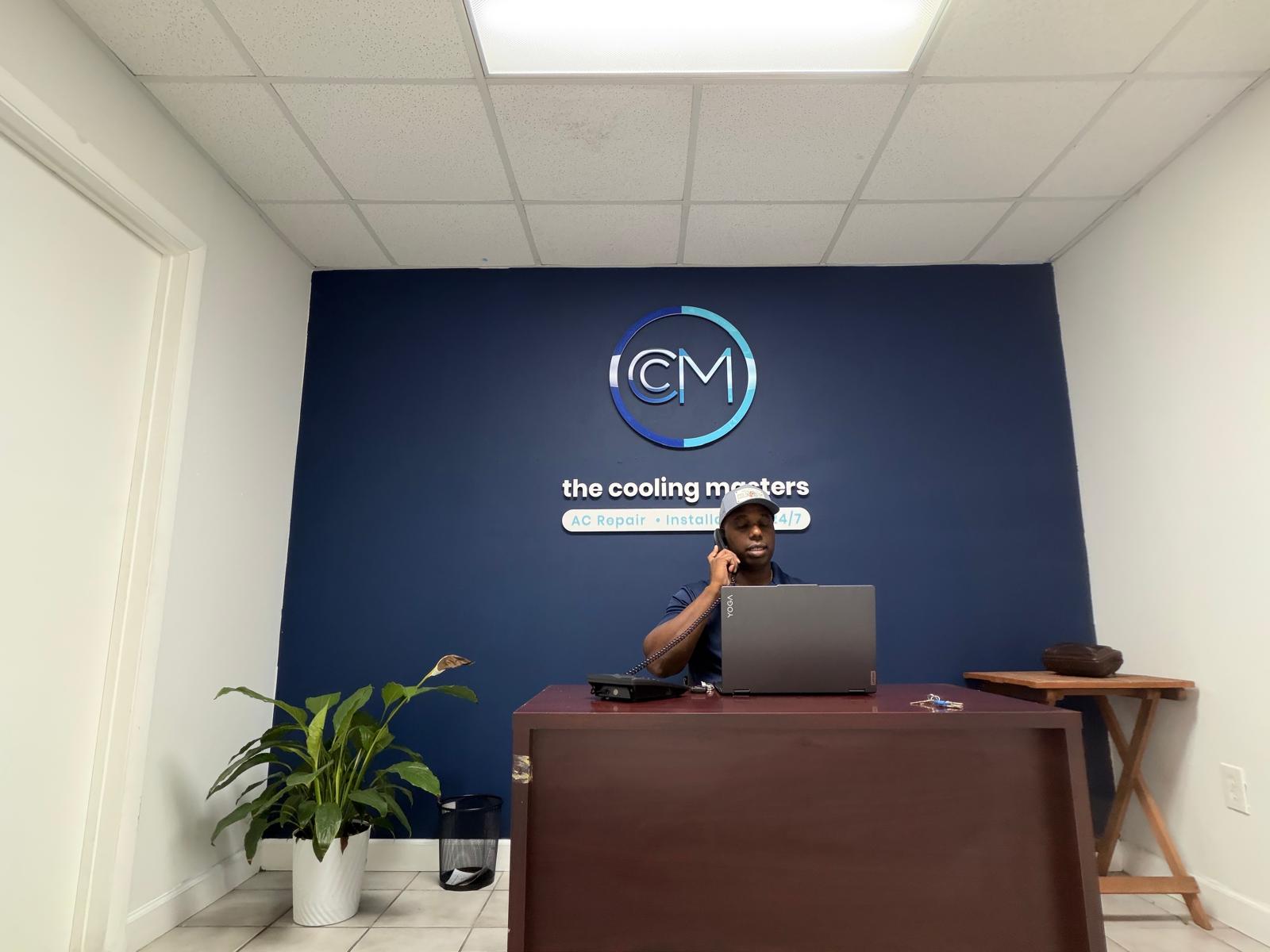 Cooling Masters Miami HVAC headquarters reception office